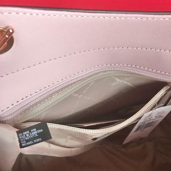 🌺 NEW MK MICHAEL KORS BLOSSOM CHAIN SHOULDER TOTE - Picture 4 of 8